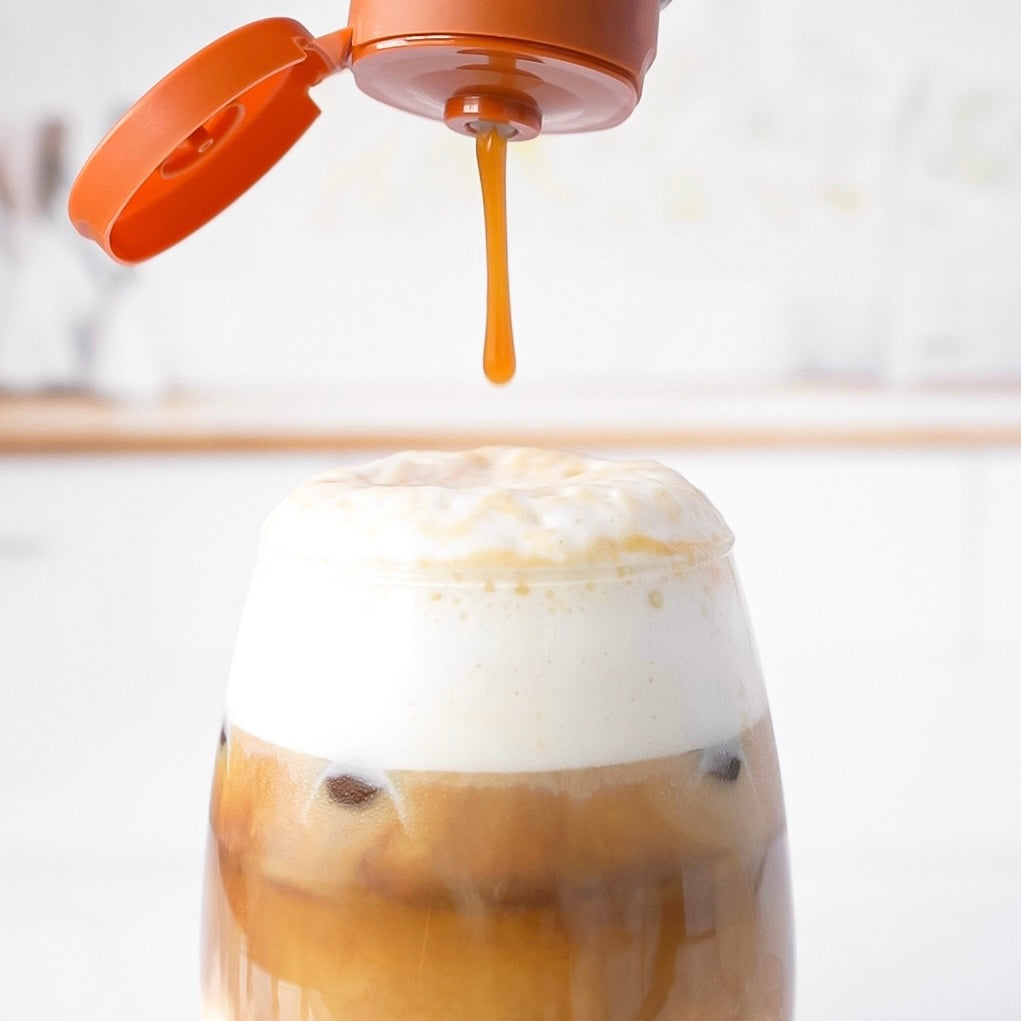 Foamy Caramel Iced Coffee